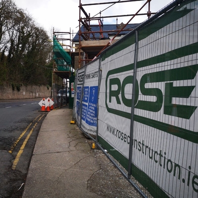 Heras Fencing Banner